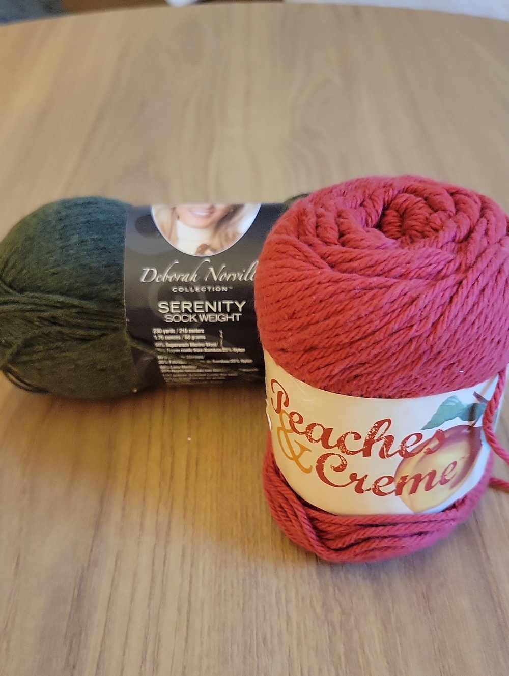 Deborah Norville Serenity Sock Yarn & Peaches & Creme Cotton Yarn Bundle